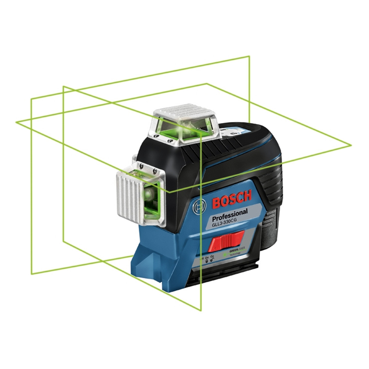 Bosch GLL3 330CG 360 Connected Green Beam Three Plane Leveling And